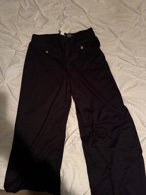 H&M Wide Leg Pants in Black